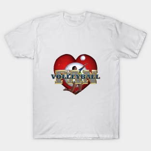 I Heart Volleyball T-Shirt